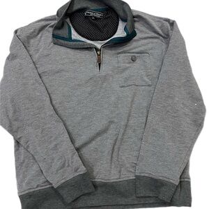 Pebble Beach Gray Zip-Up Sweater